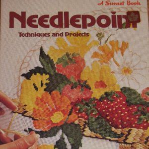 Vintage 1977 Sunset Book Needlepoint Techniques & Projects Softcover (#689)